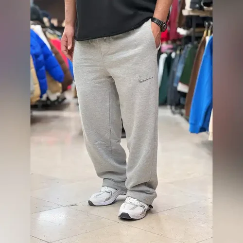شلوار بگ پارچه دورس سه نخ خار خورده