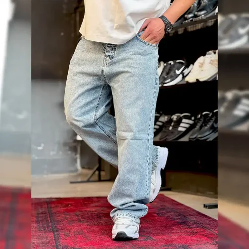 شلوار بگ پاچه ترک دوخت صنعتی