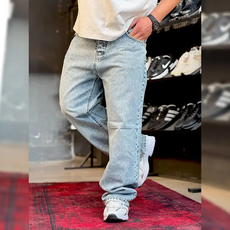 شلوار بگ پاچه ترک دوخت صنعتی