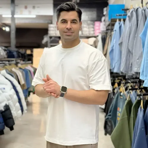 تیشرت بیسیک گرم بالا